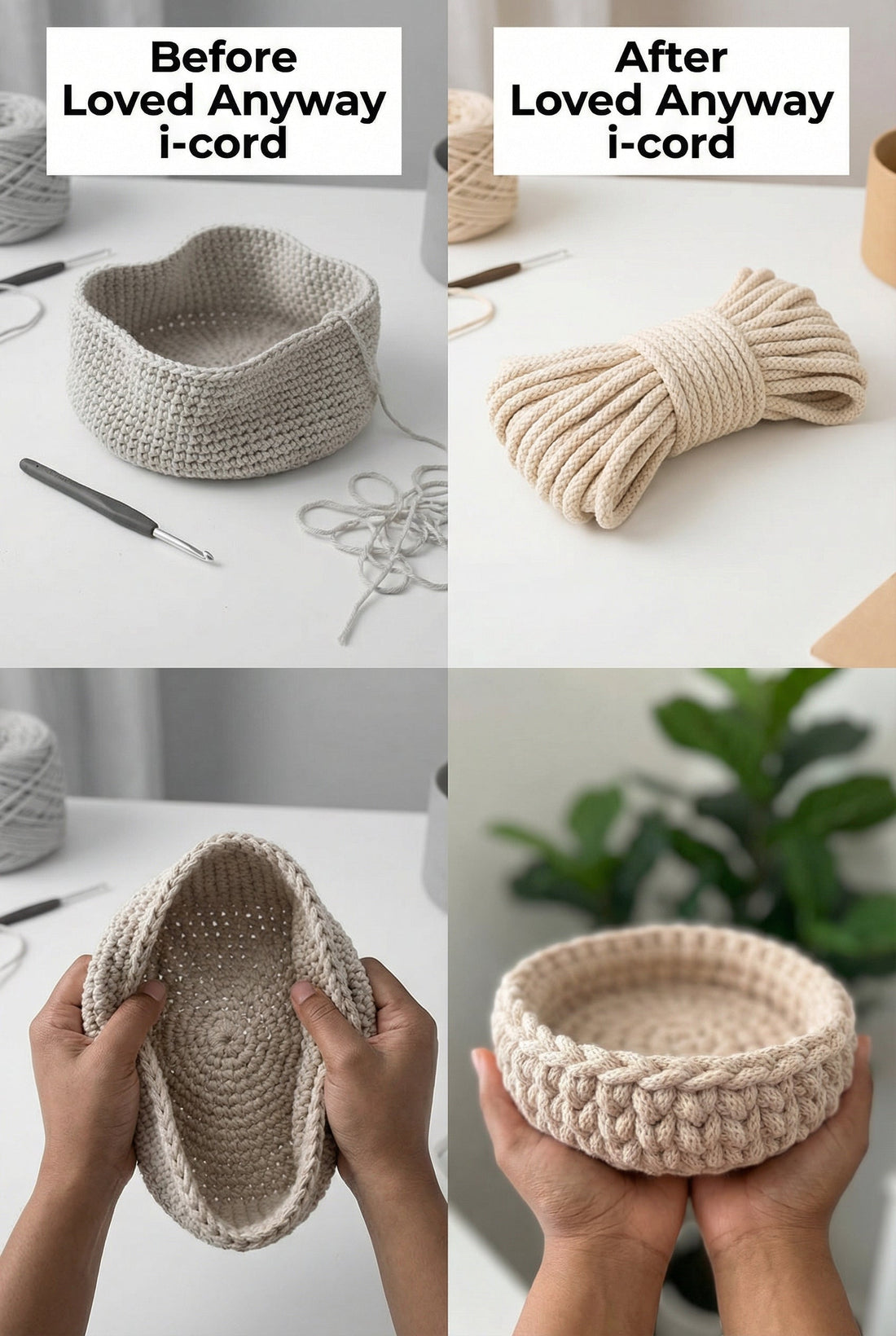 Why Use I-Cord for Crochet Baskets?