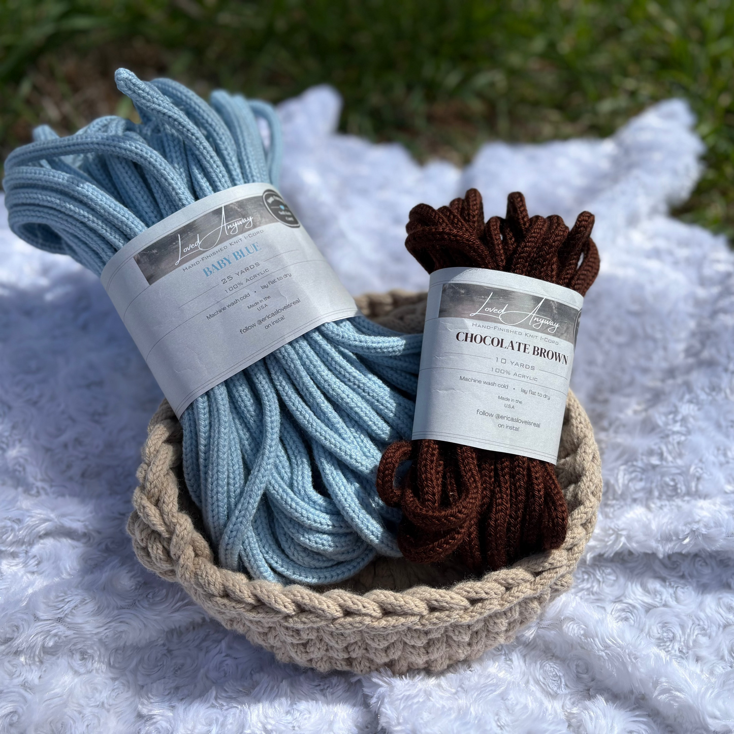 Thick I-Cord Bundle - Choose Your Color & Size